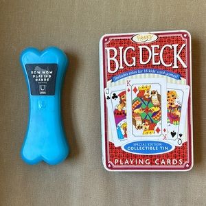 2 sets kids playing cards